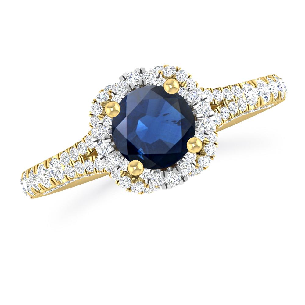 Yellow Gold - Sapphire