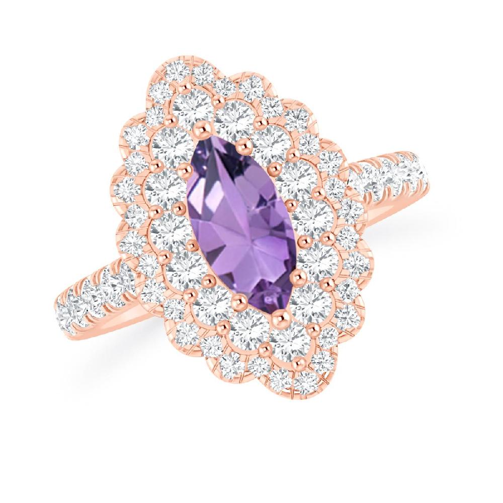 Rose Gold - Amethyst