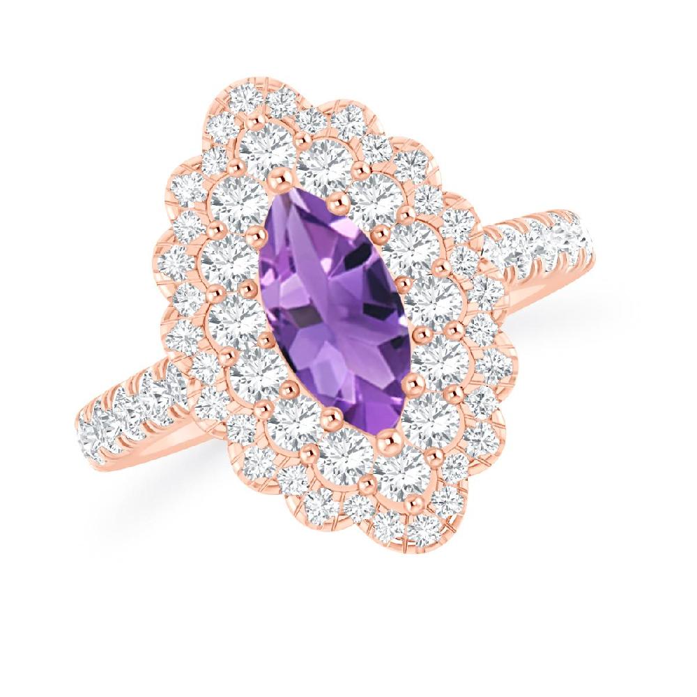 Rose Gold - Amethyst