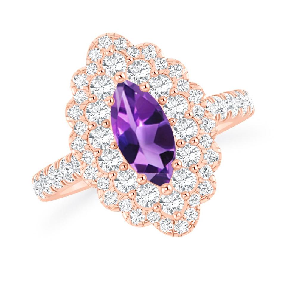 Rose Gold - Amethyst