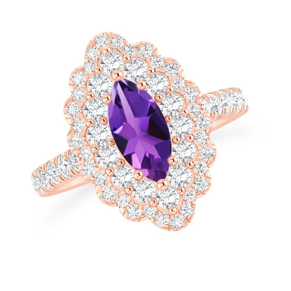 Rose Gold - Amethyst