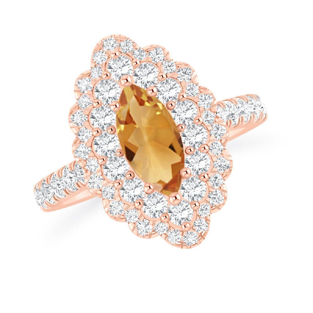 Rose Gold - Citrine