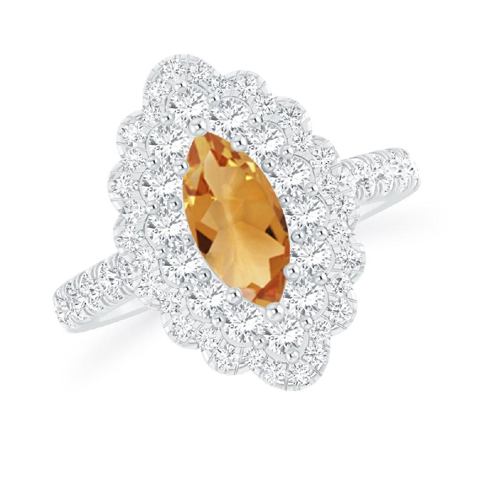 White Gold - Citrine