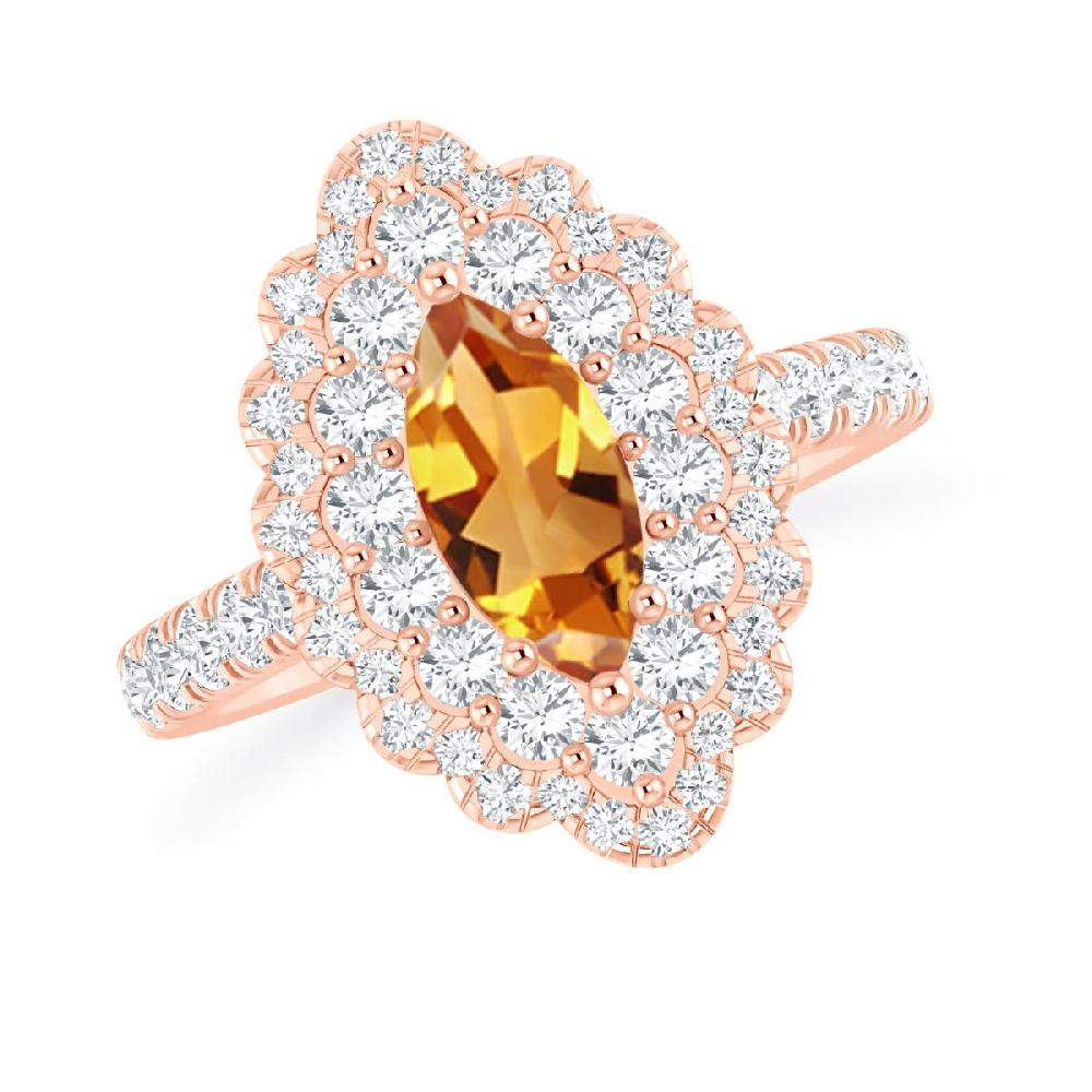 Rose Gold - Citrine