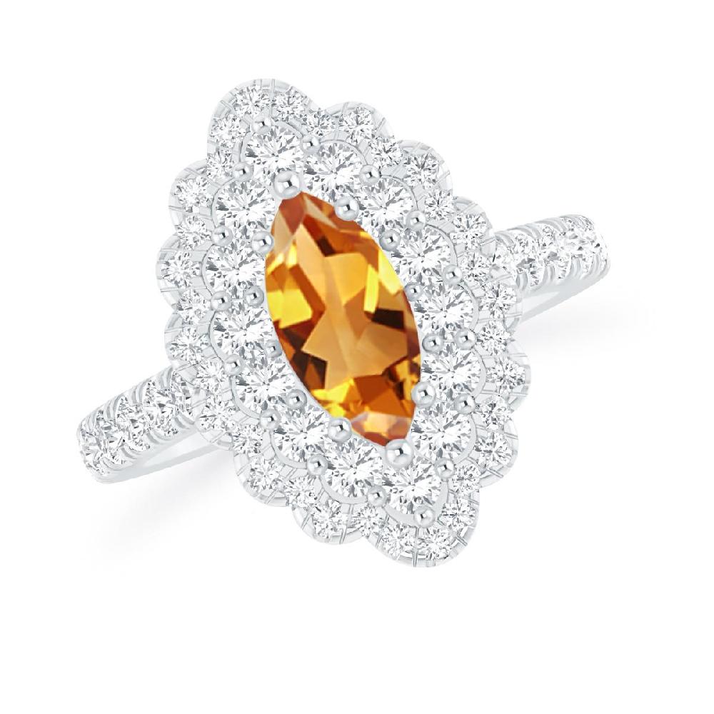 White Gold - Citrine