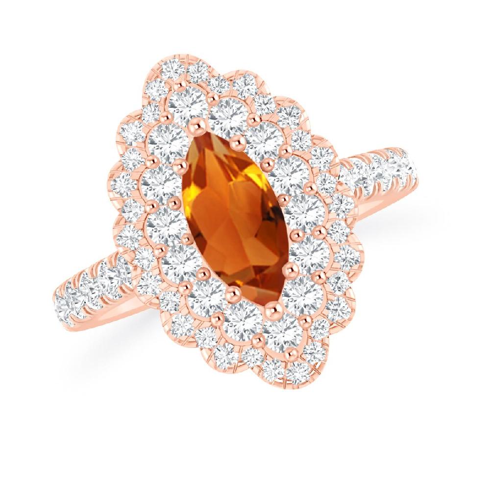 Rose Gold - Citrine