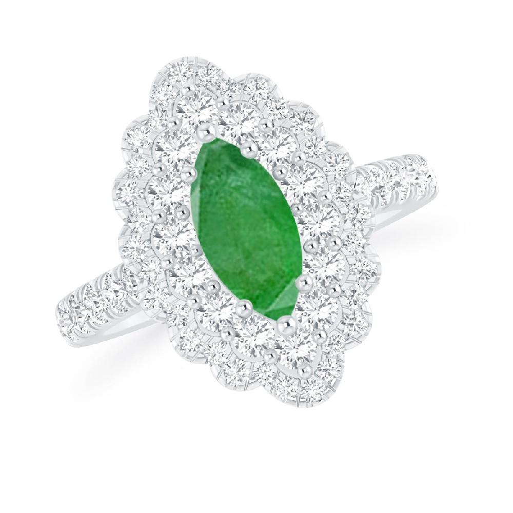 White Gold - Emerald