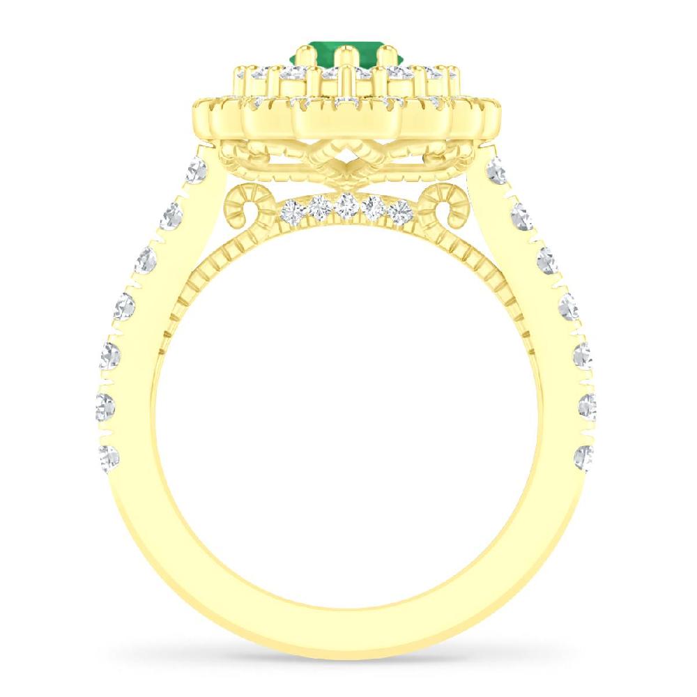 Yellow Gold - Emerald