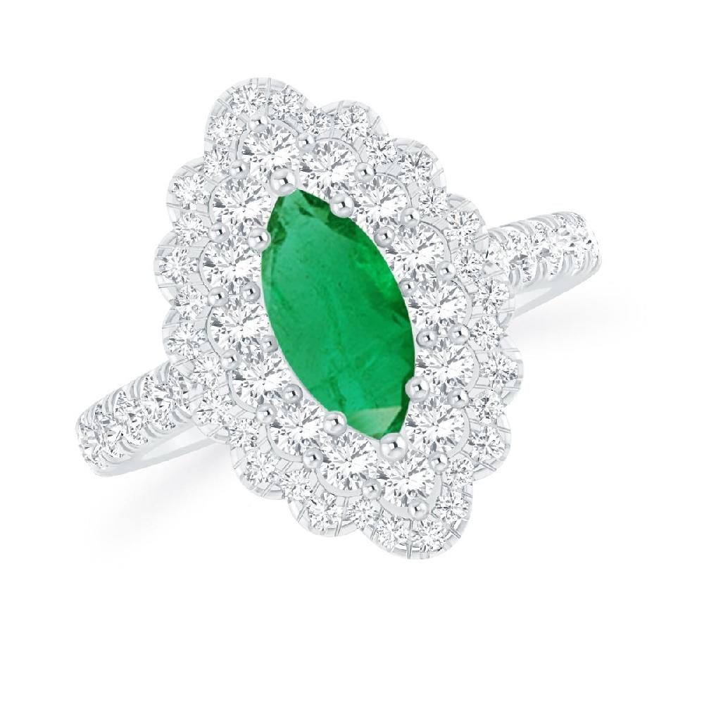 White Gold - Emerald