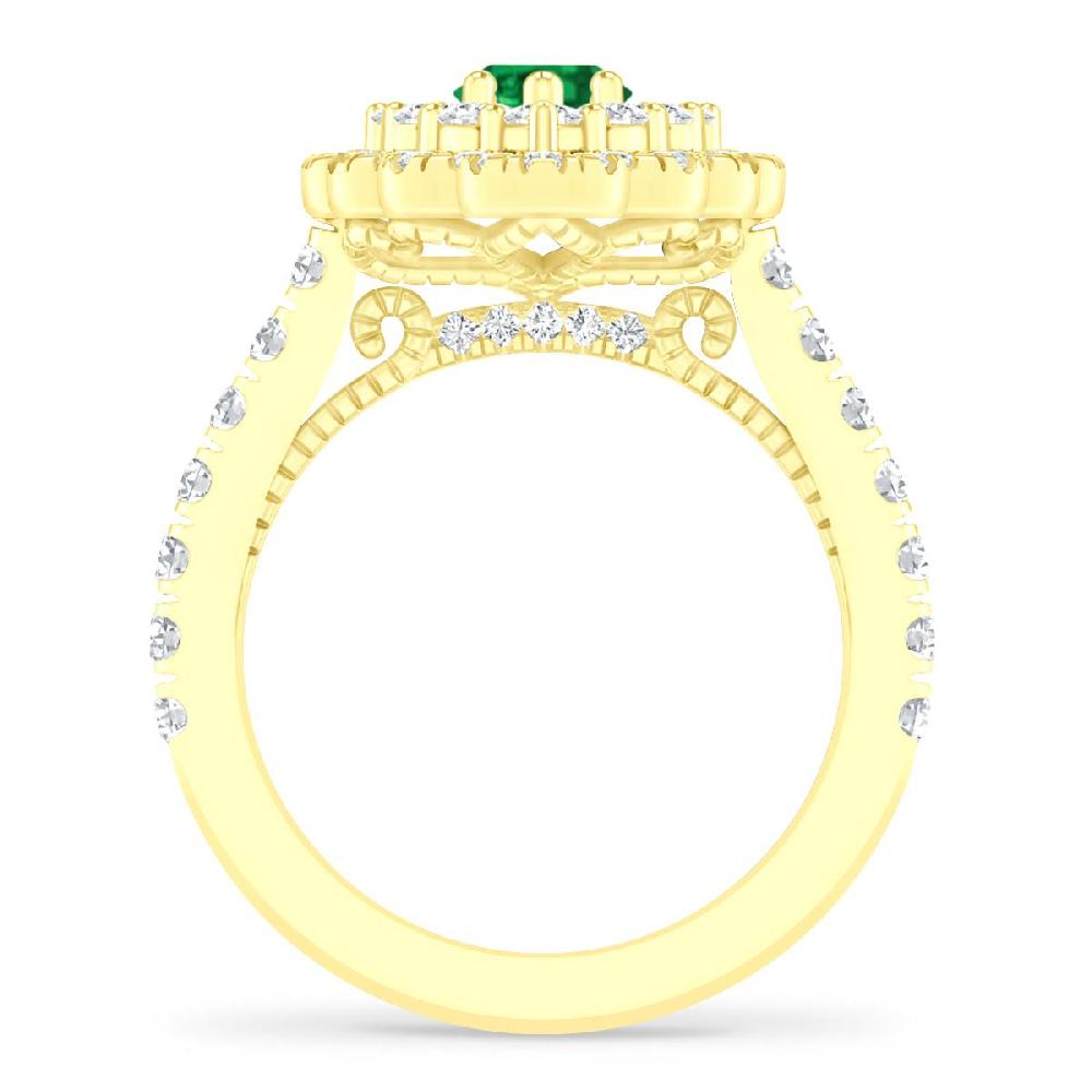 Yellow Gold - Emerald