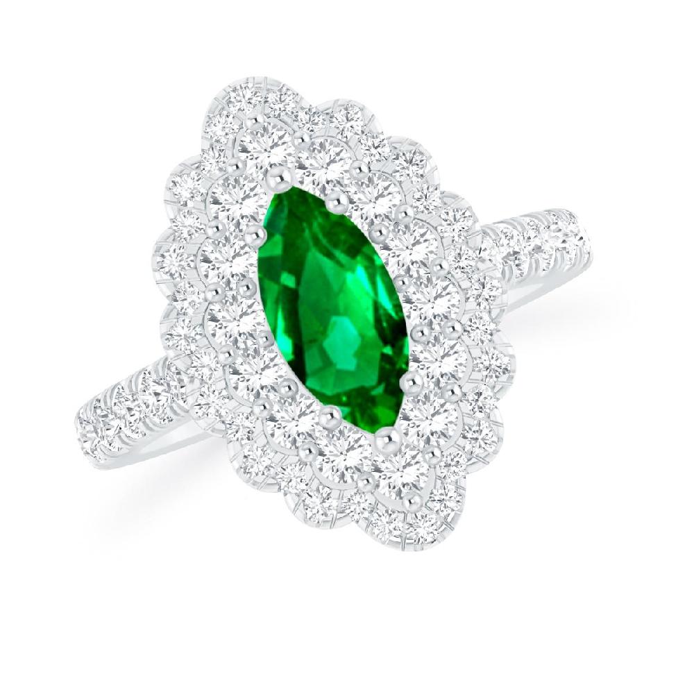 White Gold - Emerald