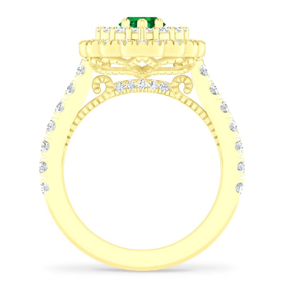 Yellow Gold - Emerald