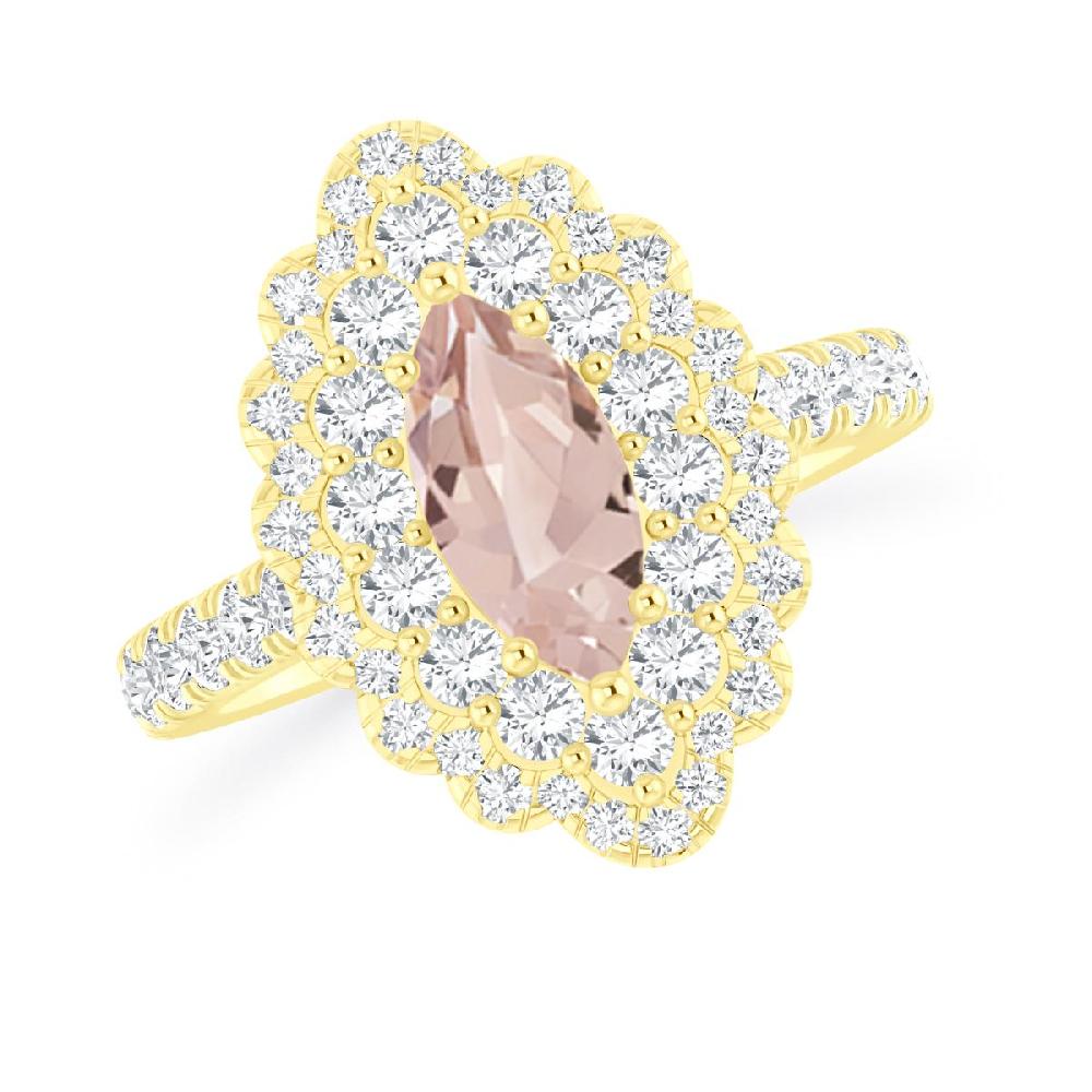 Yellow Gold - Morganite