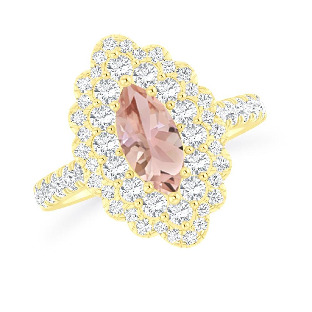 Yellow Gold - Morganite