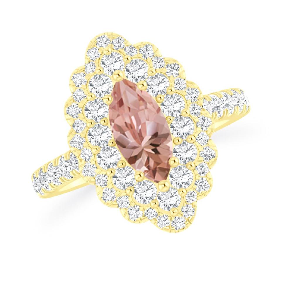 Yellow Gold - Morganite