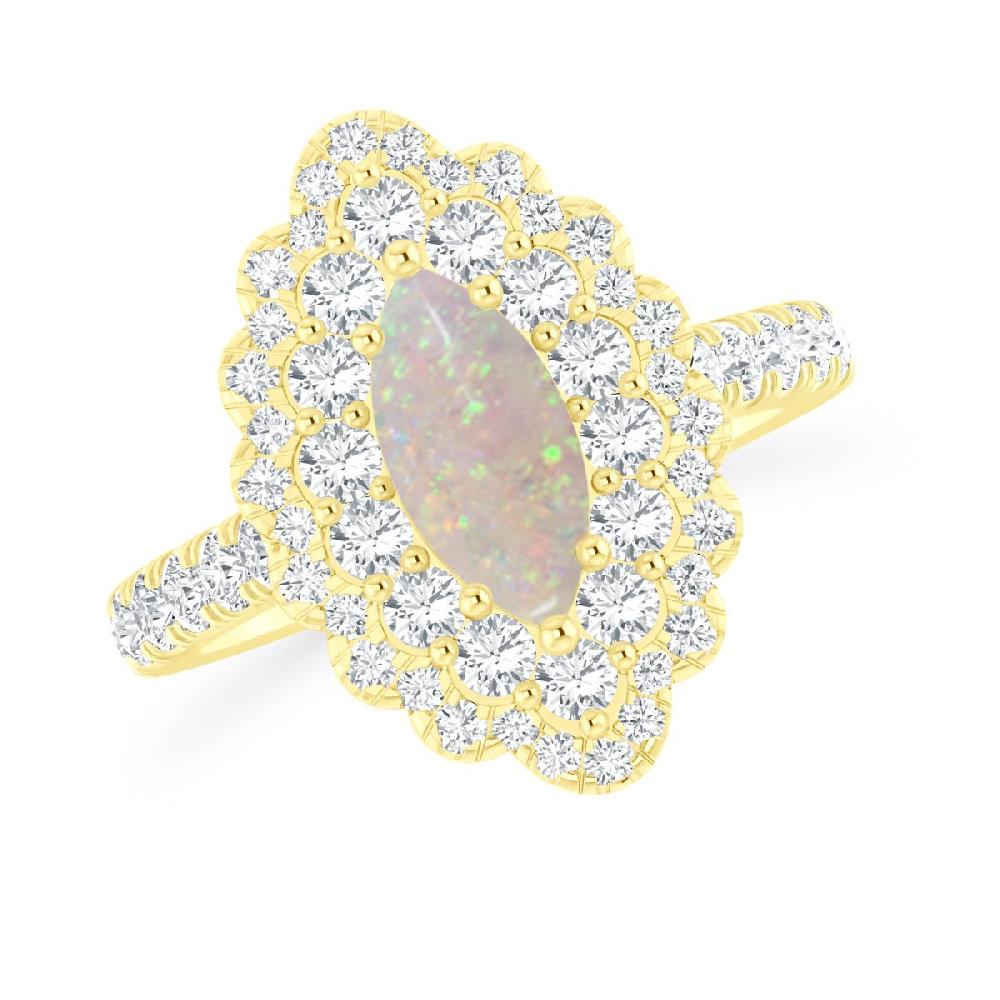 Yellow Gold - Opal