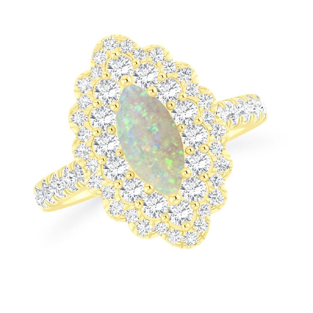 Yellow Gold - Opal