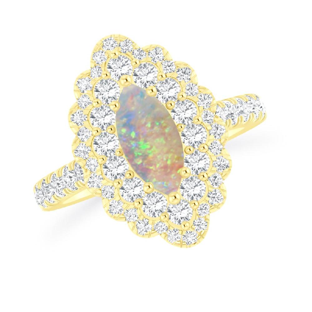 Yellow Gold - Opal