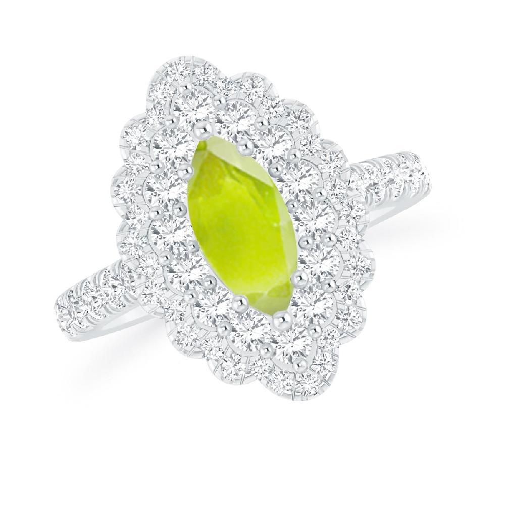 White Gold - Peridot