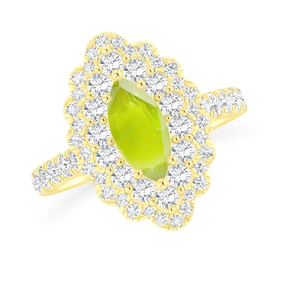 Yellow Gold - Peridot