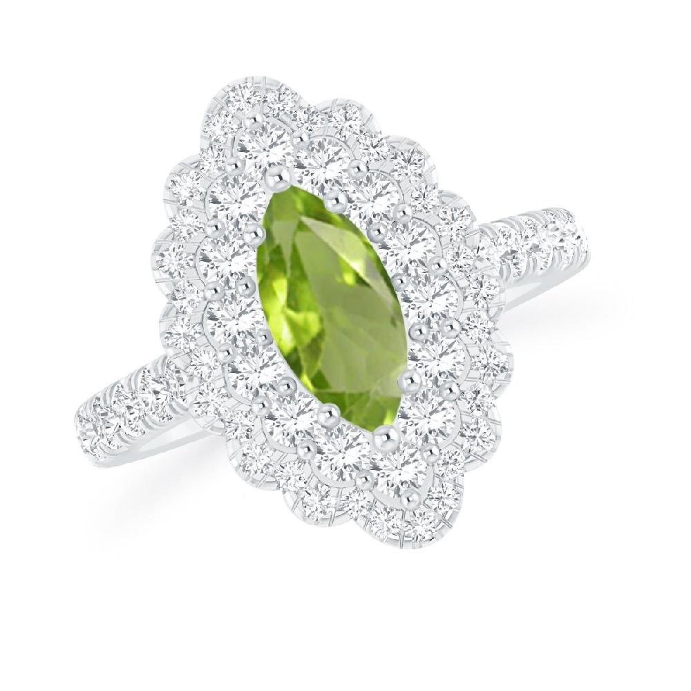 White Gold - Peridot