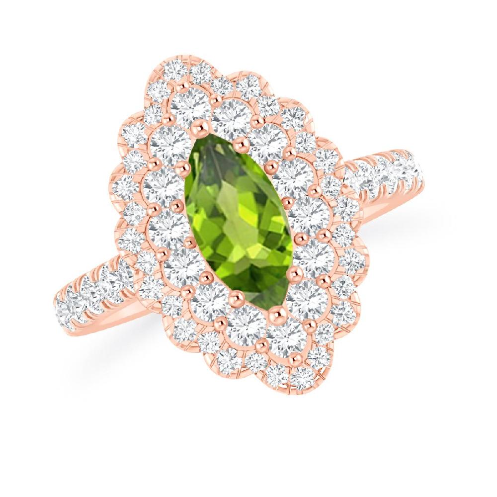 Rose Gold - Peridot