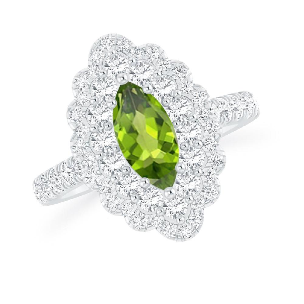 White Gold - Peridot