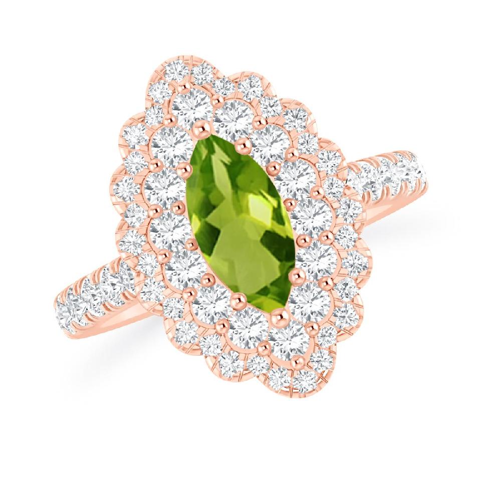 Rose Gold - Peridot