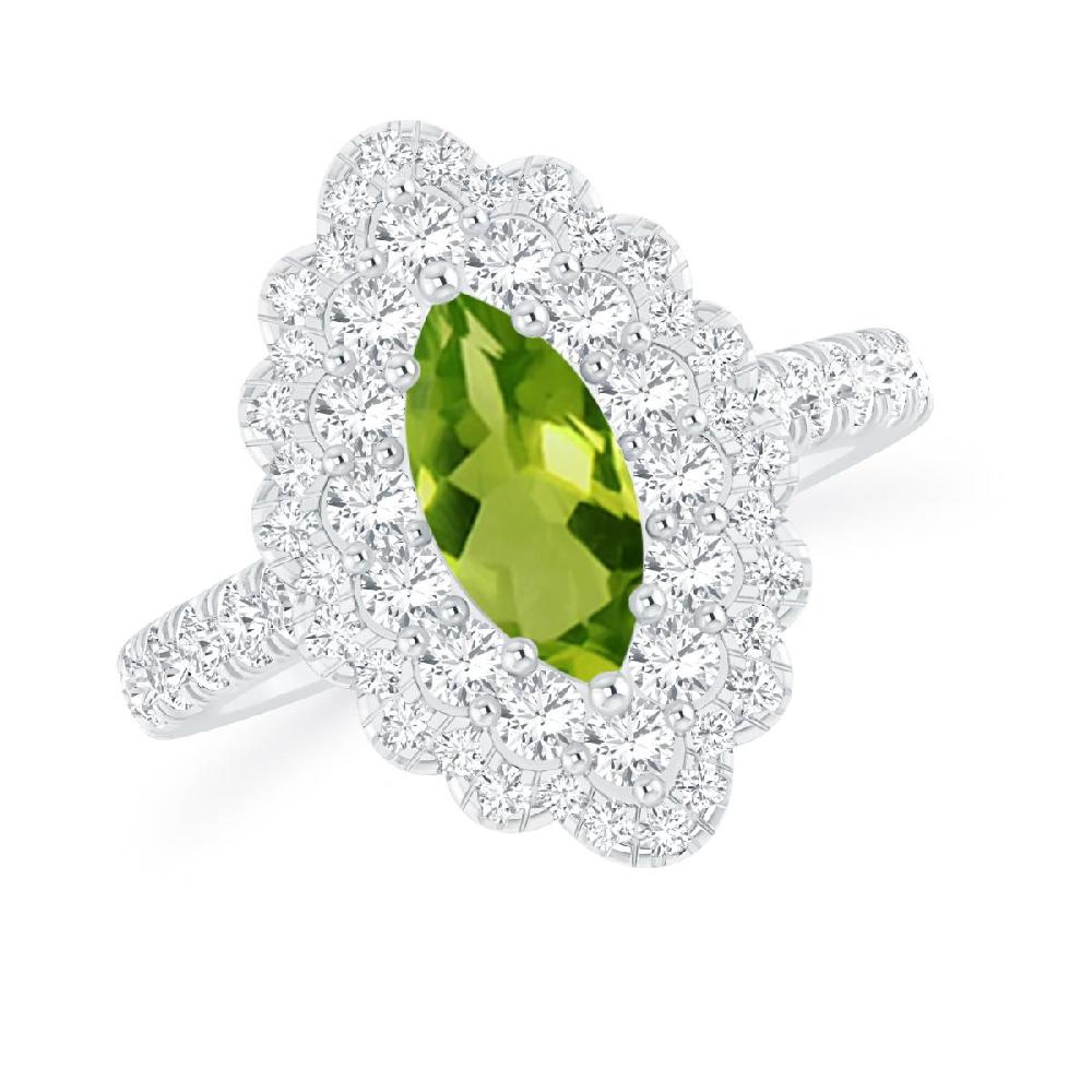 White Gold - Peridot