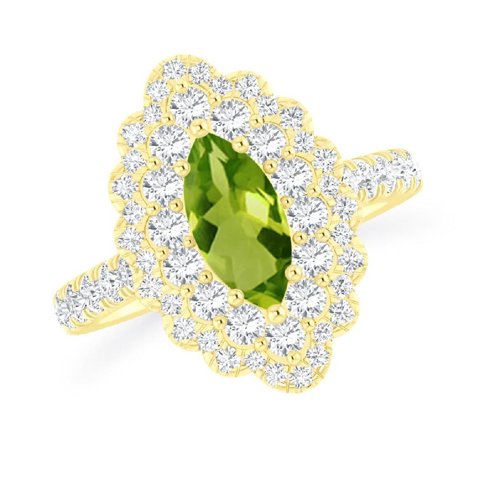 Yellow Gold - Peridot