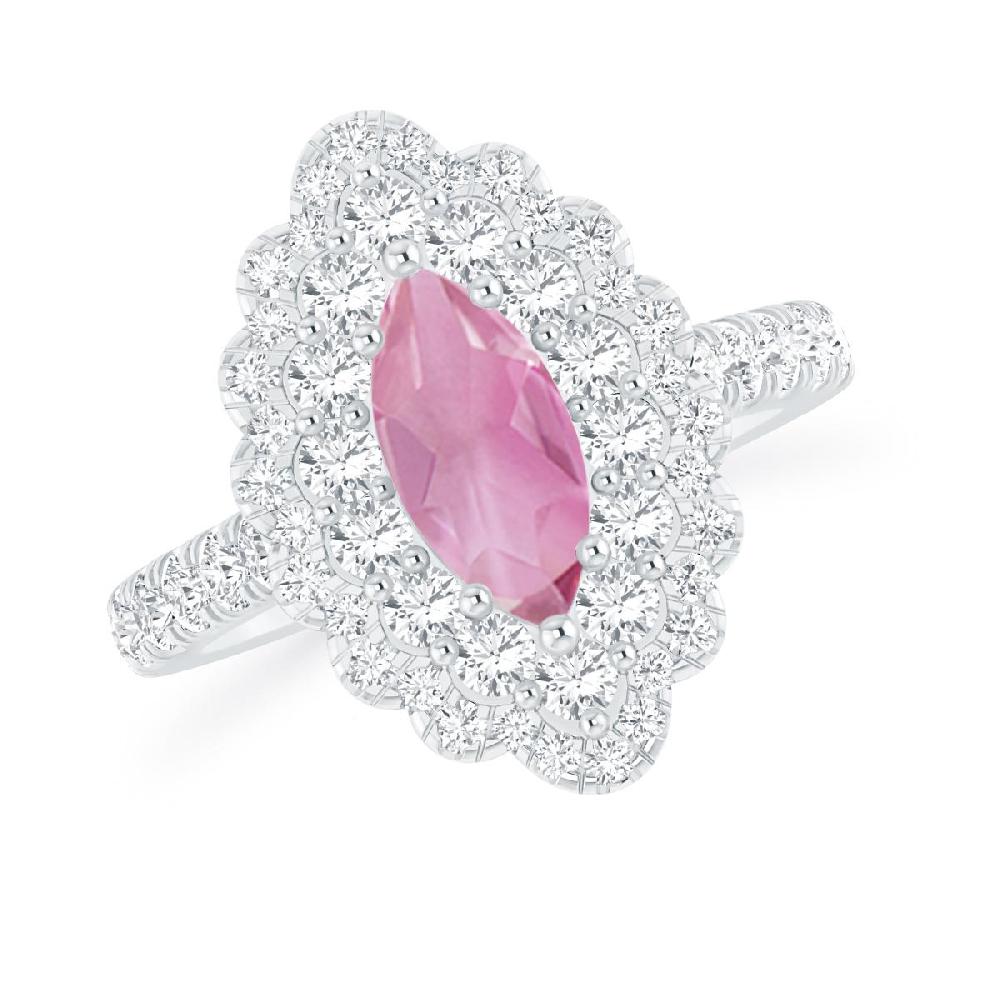 White Gold - Pink Tourmaline