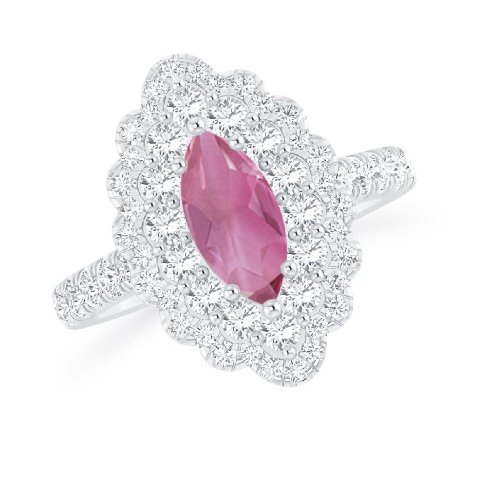 White Gold - Pink Tourmaline