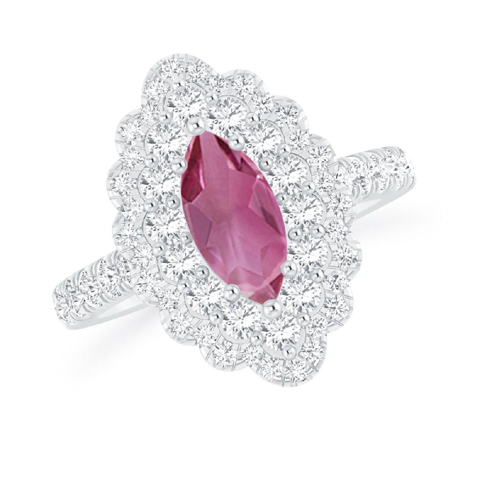 White Gold - Pink Tourmaline