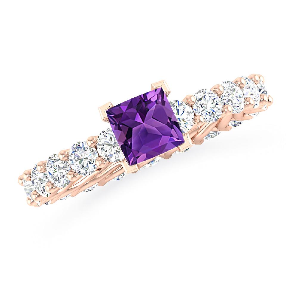 Rose Gold - Amethyst