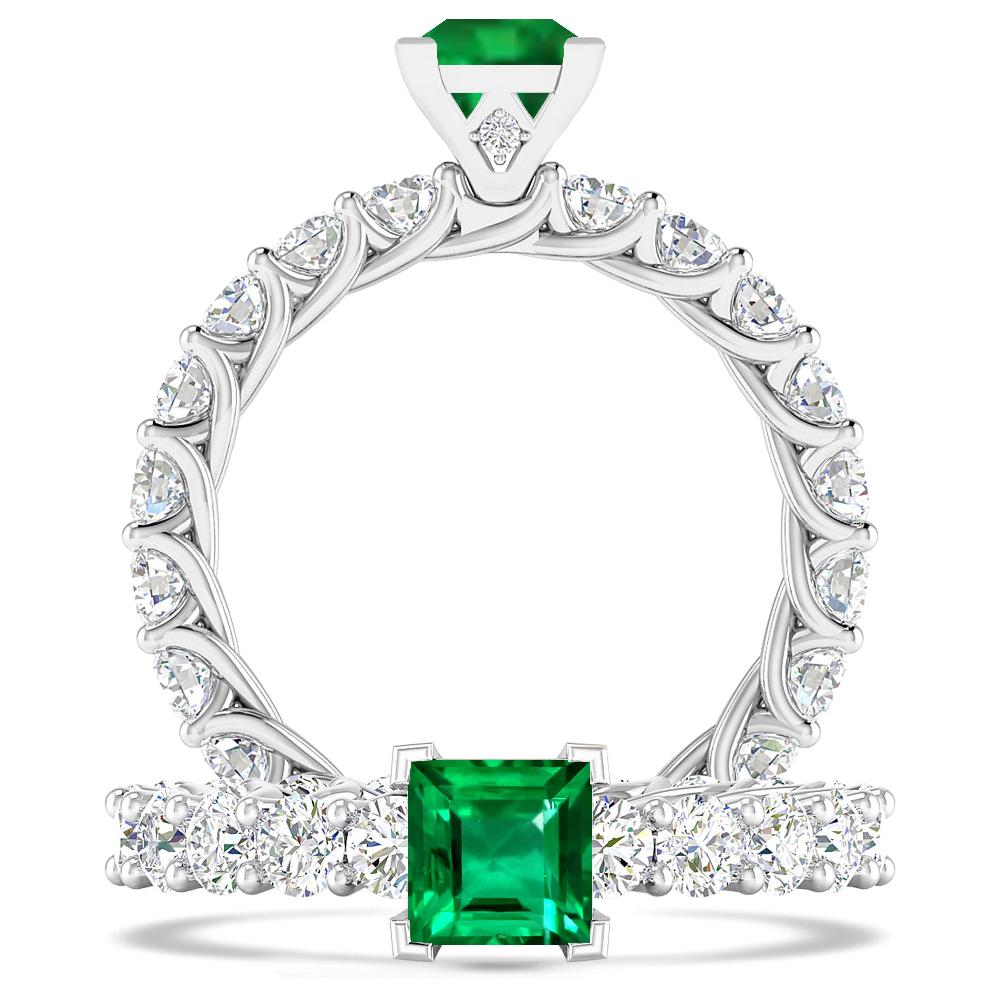 White Gold - Emerald