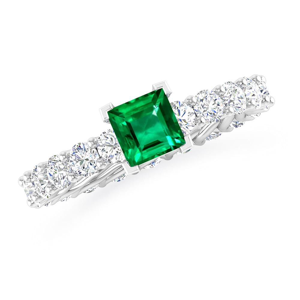 White Gold - Emerald