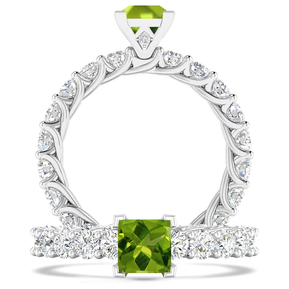 White Gold - Peridot