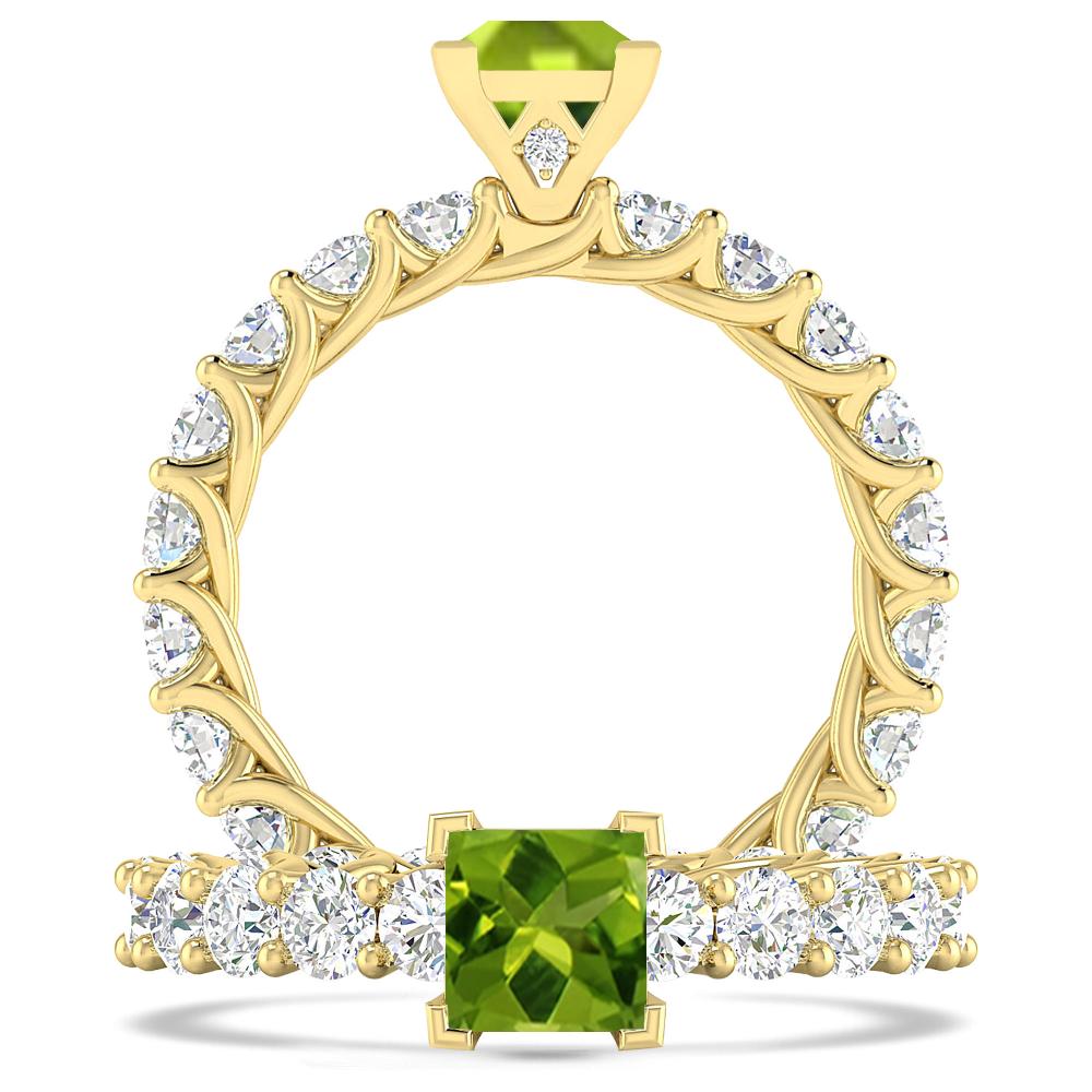 Yellow Gold - Peridot