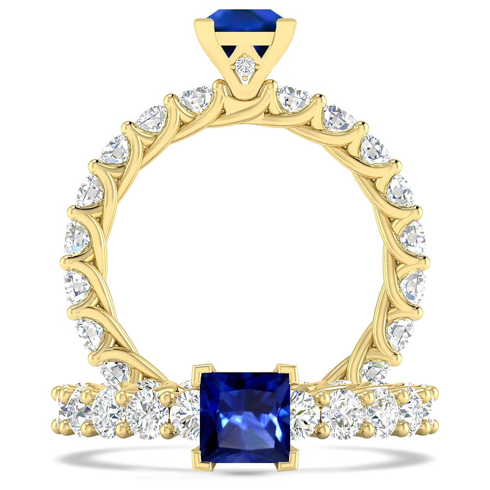 Yellow Gold - Sapphire