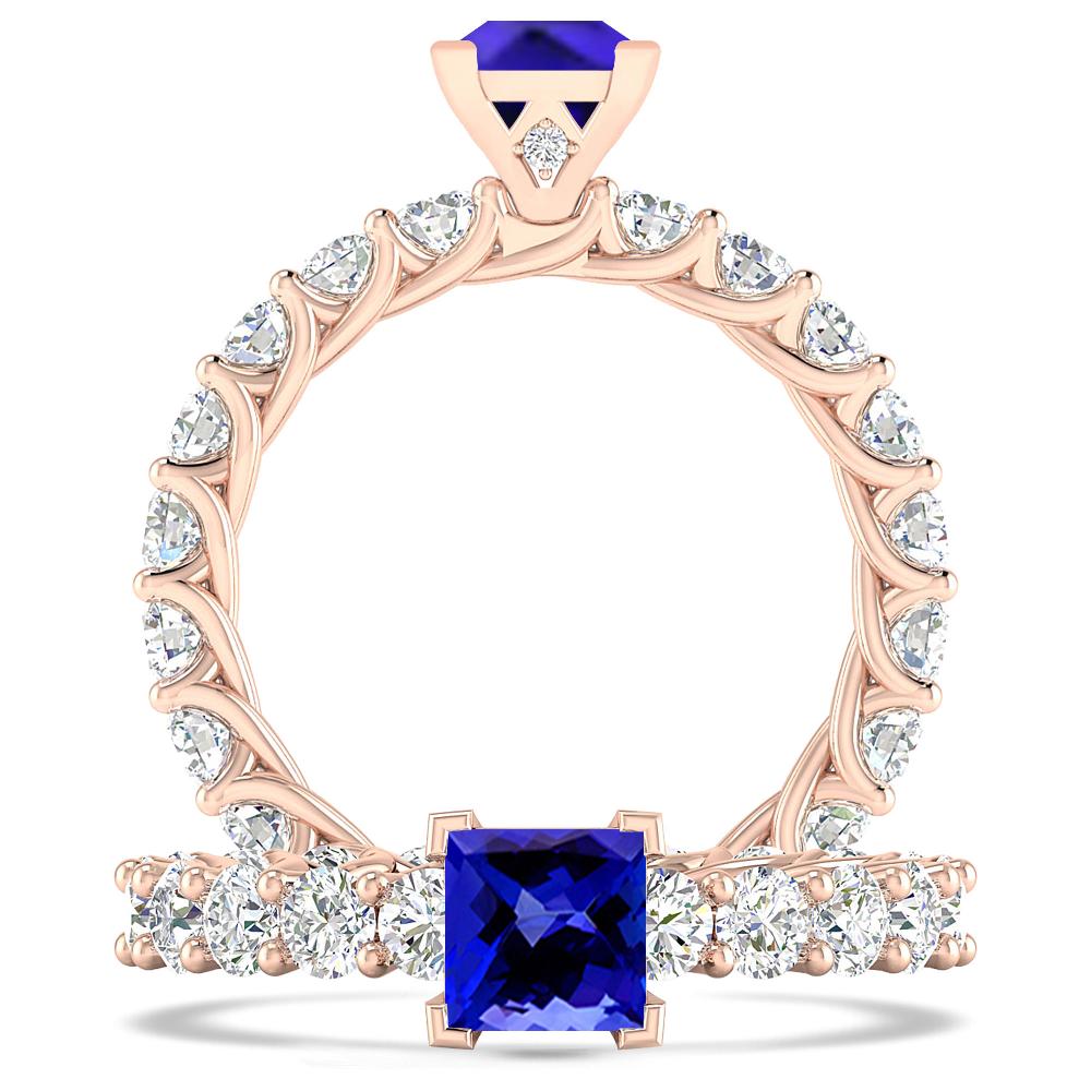 Rose Gold - Tanzanite