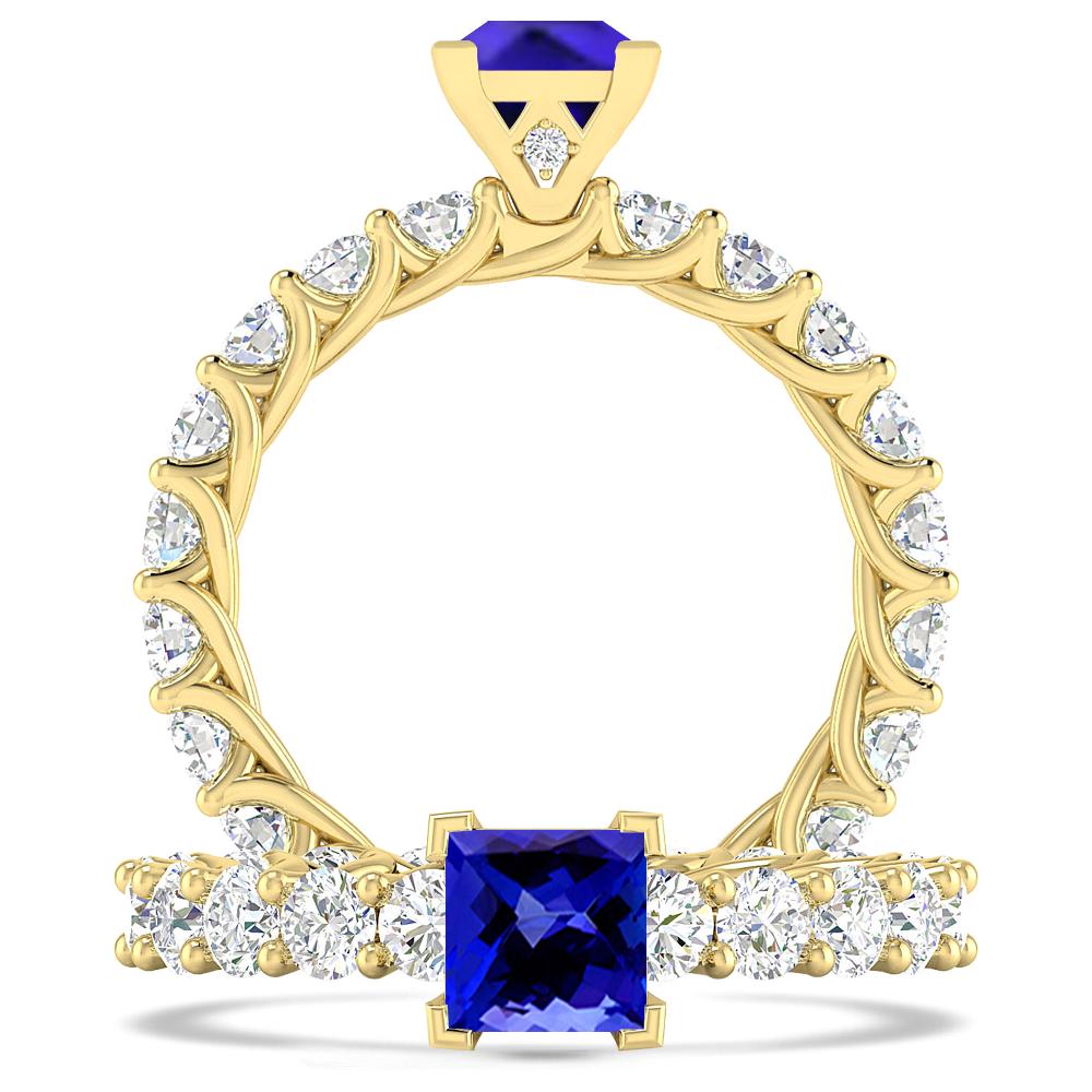 Yellow Gold - Tanzanite