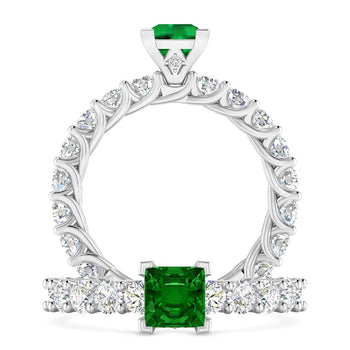 White Gold - Emerald