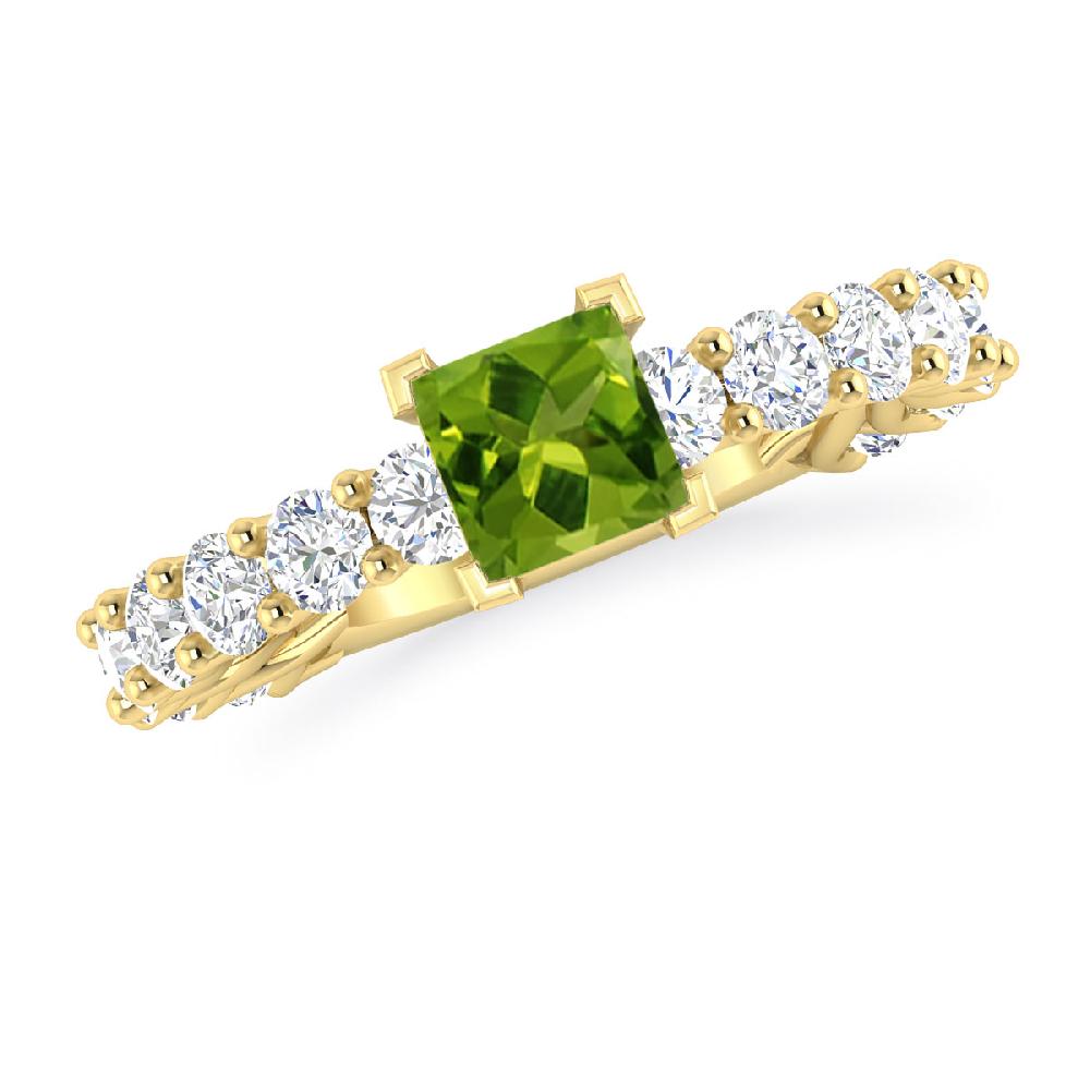 Yellow Gold - Peridot