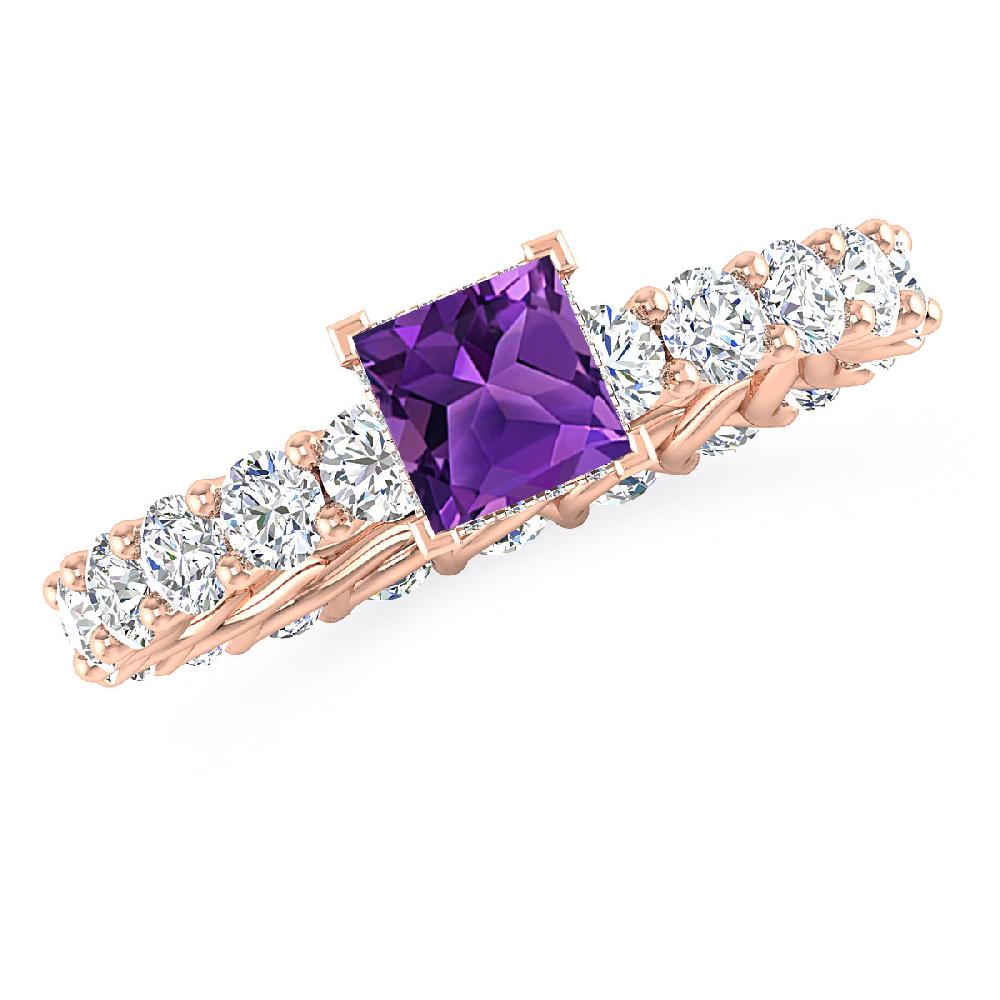 Rose Gold - Amethyst