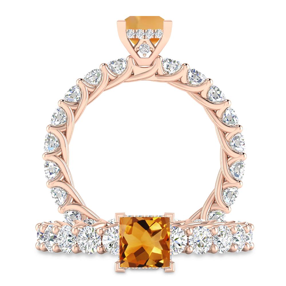 Rose Gold - Citrine