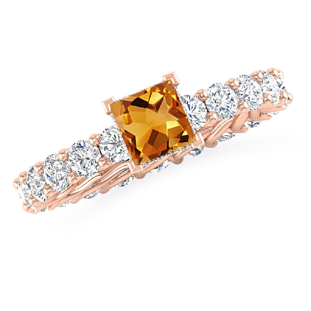 Rose Gold - Citrine