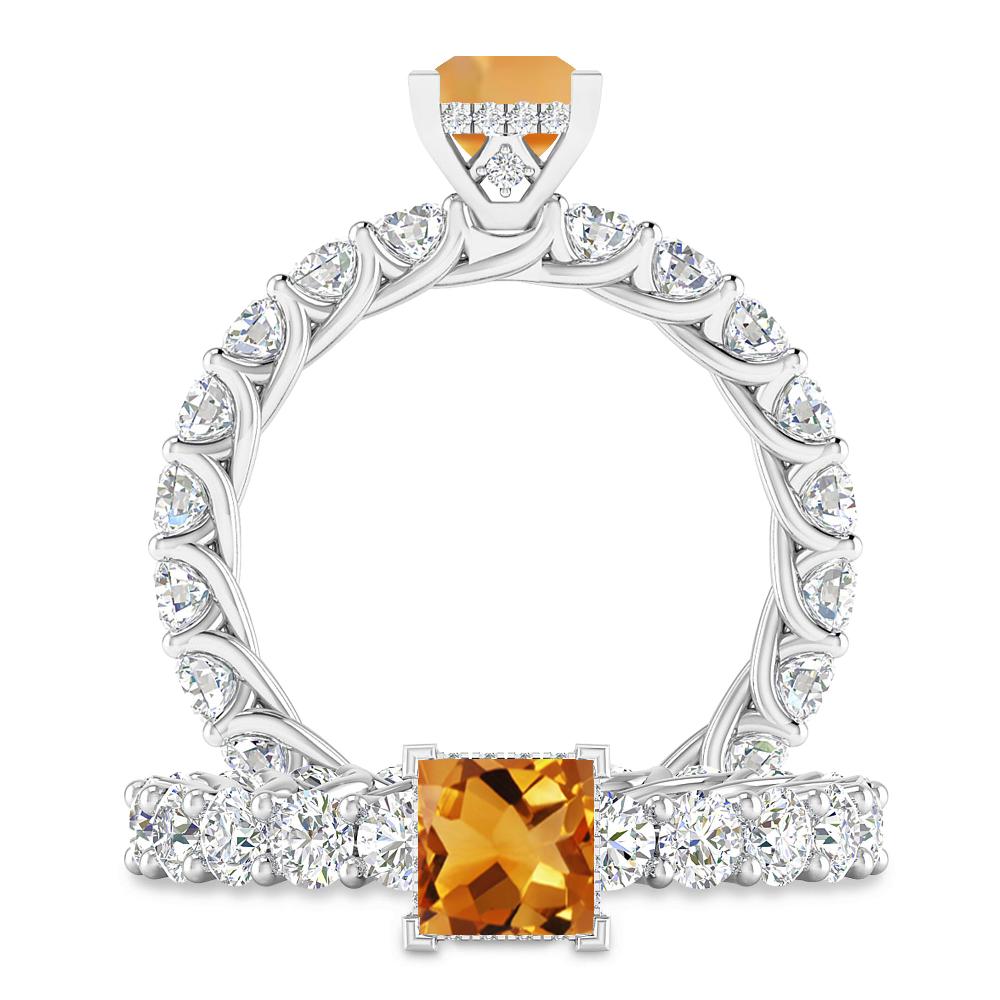 White Gold - Citrine