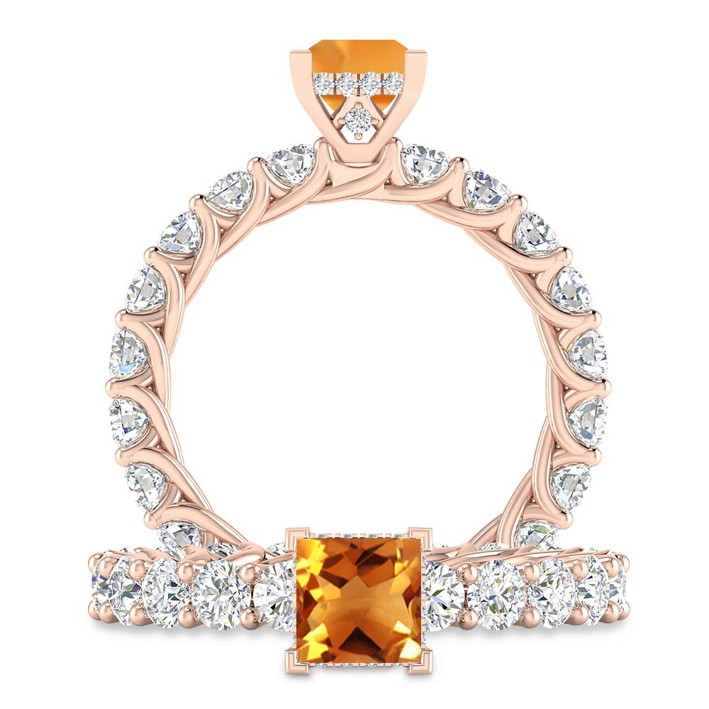 Rose Gold - Citrine