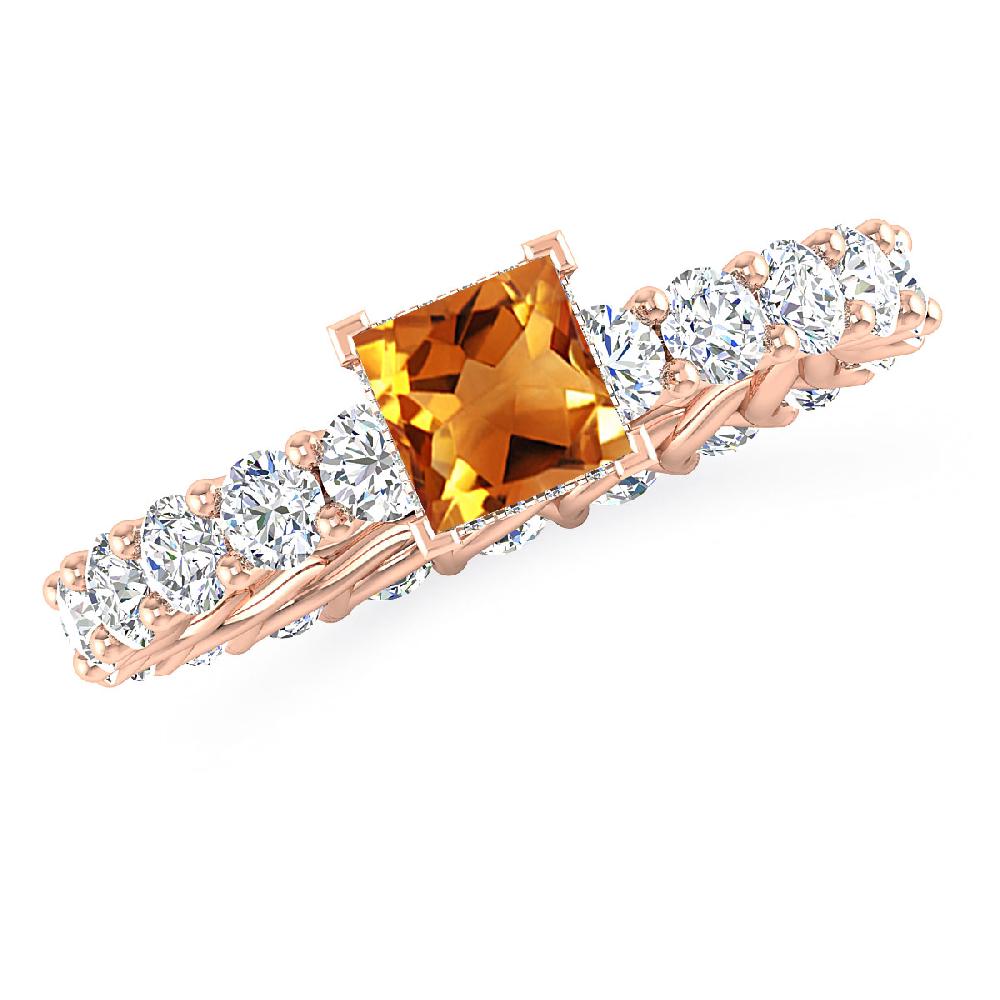 Rose Gold - Citrine