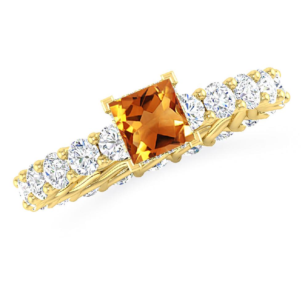 Yellow Gold - Citrine